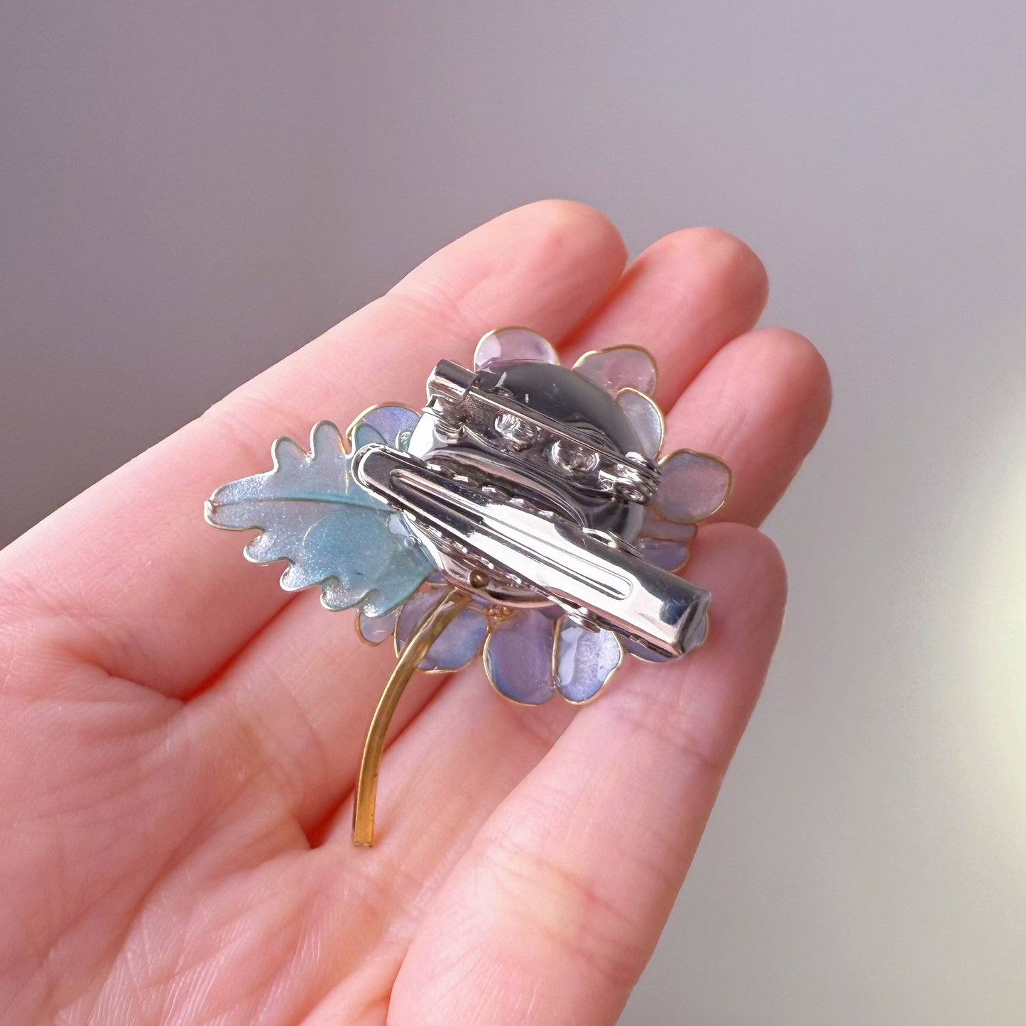 Handmade Blue Hydrangeas Flower Bouquet Brooch and Hair Clip-Ninaouity