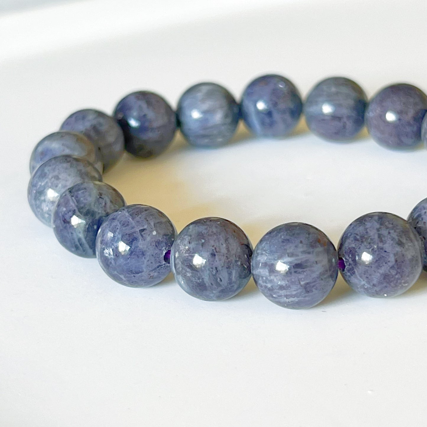 Third Eye Chakra Natural Iolite Crystal Bracelet-Ninaouity