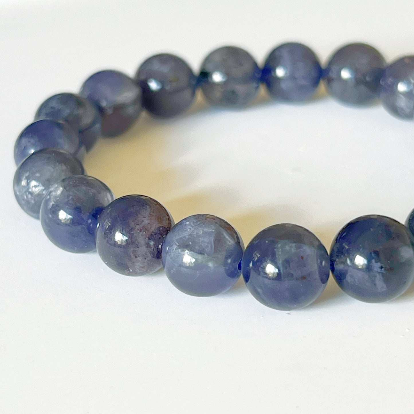 Third Eye Chakra Natural Clear Iolite Crystal Bracelet-Ninaouity