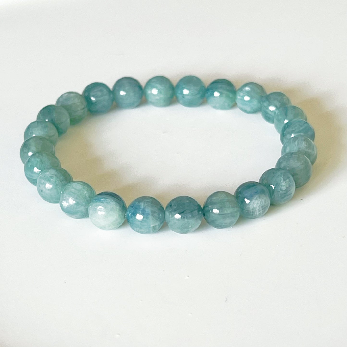Heart Chakra Green Kyanite Crystal Bracelet-Ninaouity