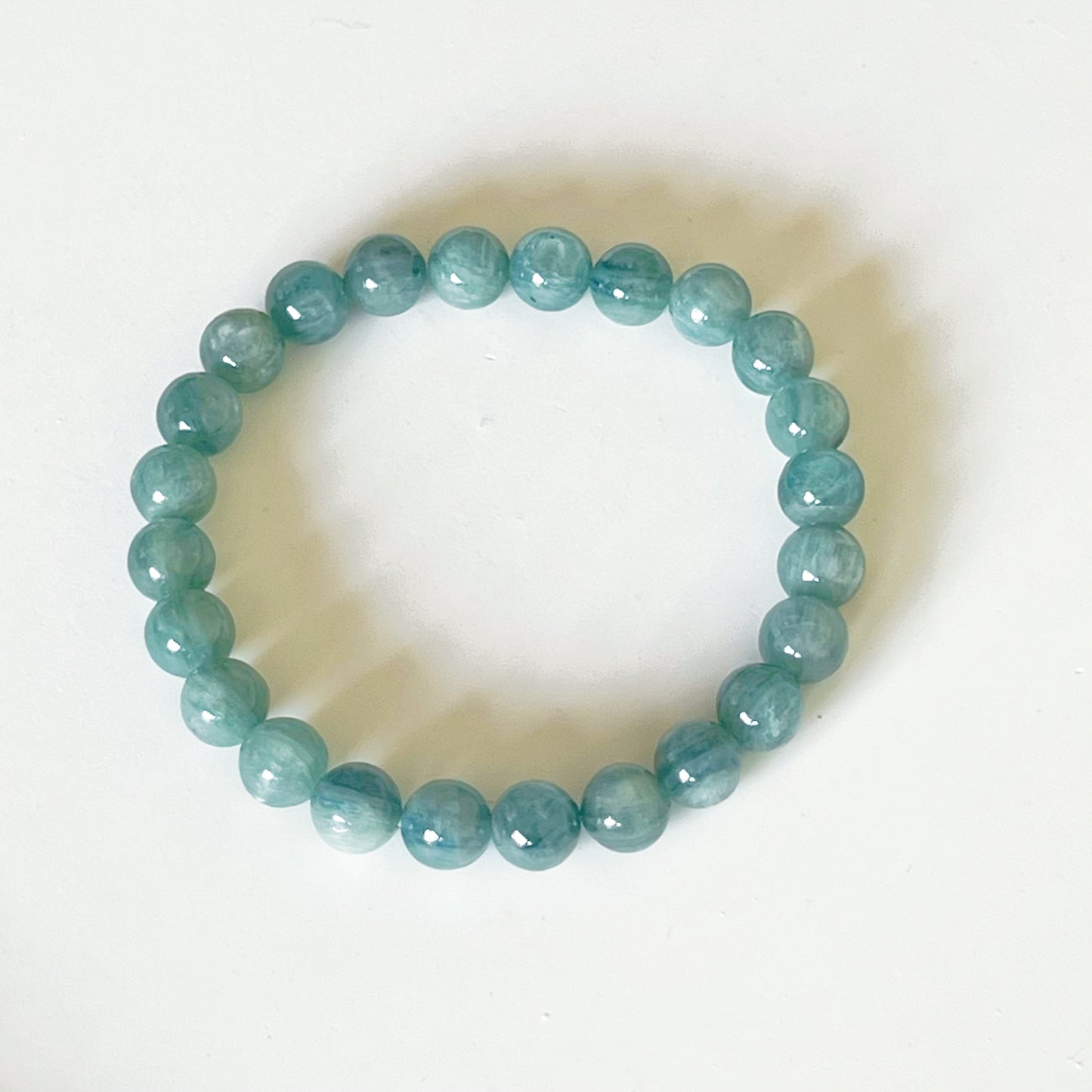 Heart Chakra Green Kyanite Crystal Bracelet-Ninaouity