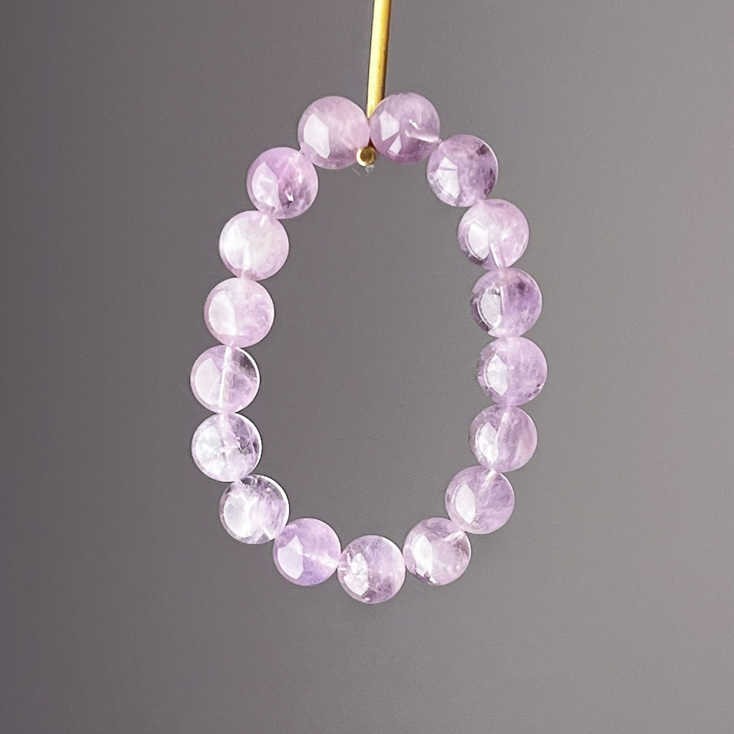 Crown Chakra Natural Lavender Amethyst Crystal Bracelet-Ninaouity