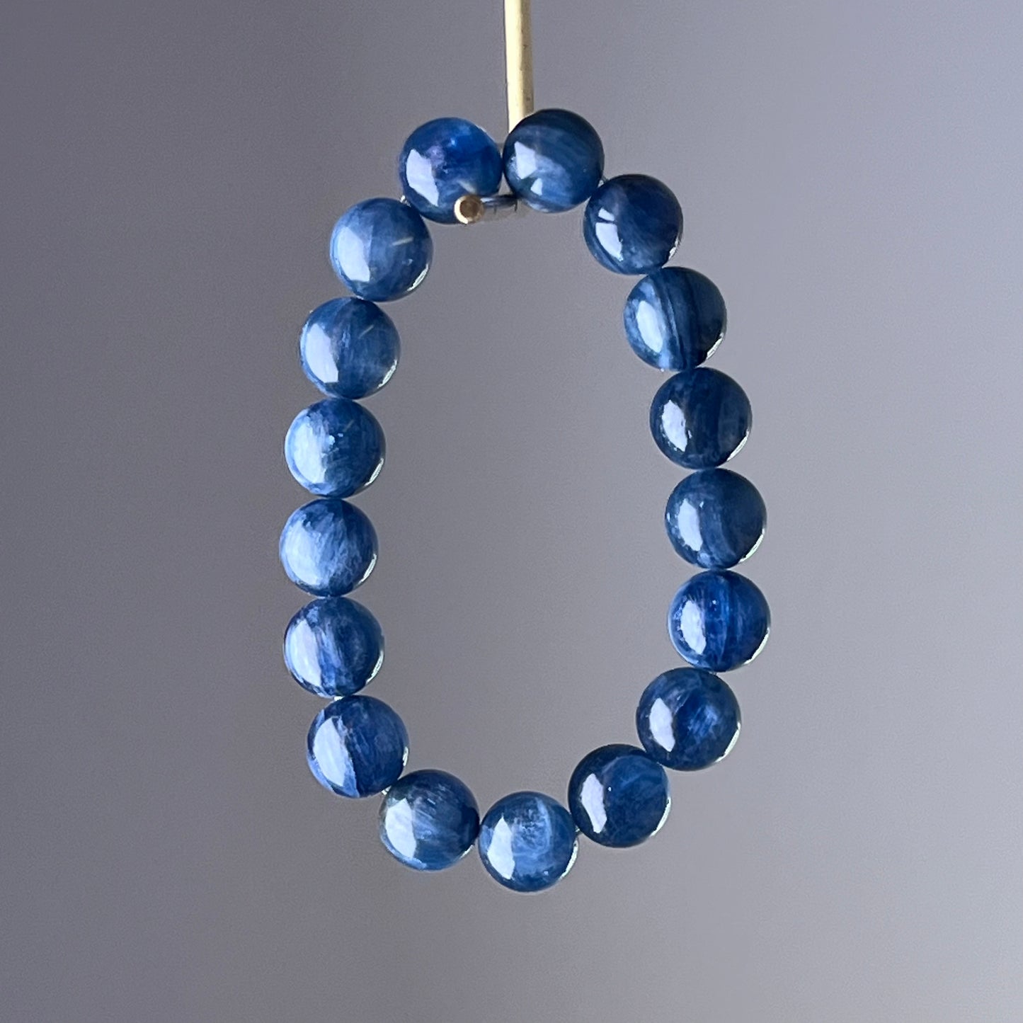 Throat Chakra Green Kyanite Crystal Bead Bracelet-Ninaouity