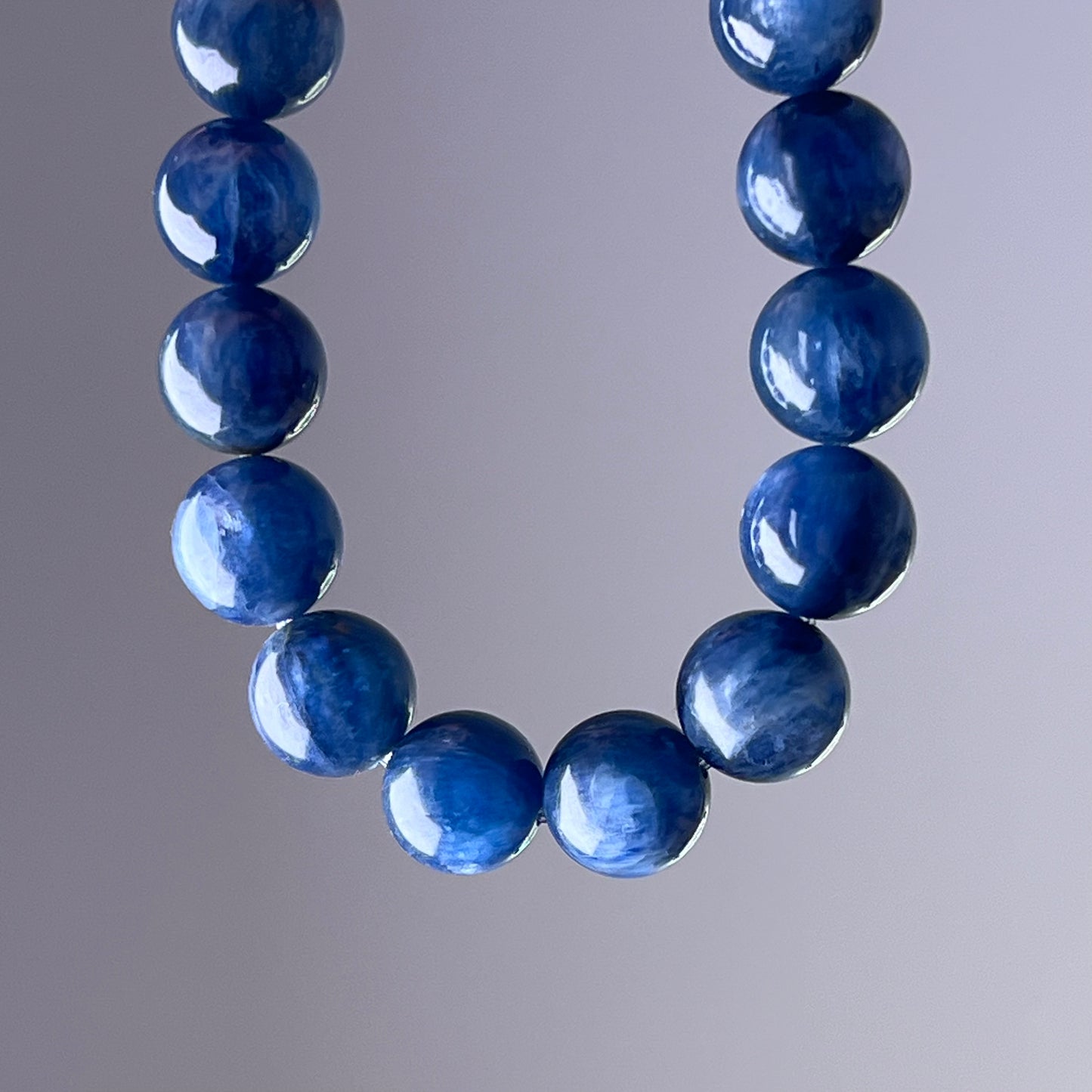 Throat Chakra Green Kyanite Crystal Bead Bracelet-Ninaouity