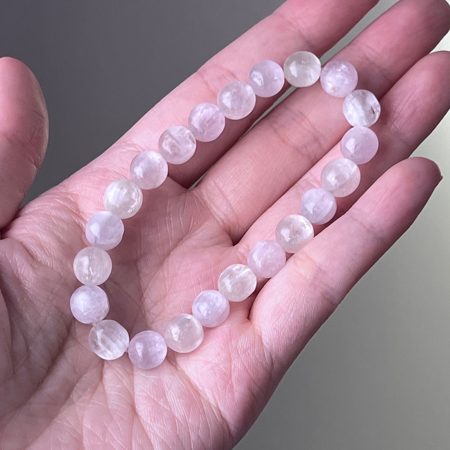 Heart Chakra Purple Kunzite Crystal Bracelet-Ninaouity