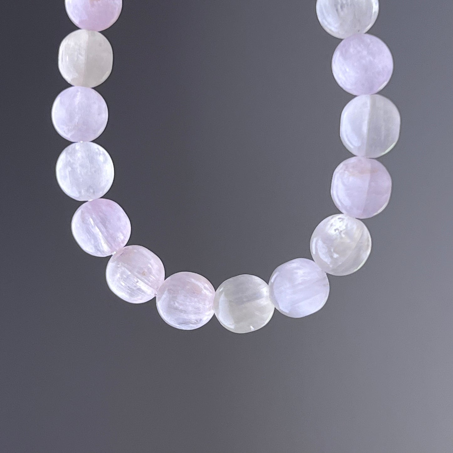 Heart Chakra Purple Kunzite Crystal Bracelet-Ninaouity