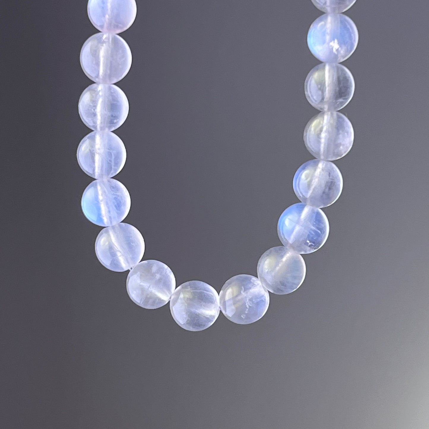 Crown Chakra Blue Moonstone Crystal Bracelet-Ninaouity