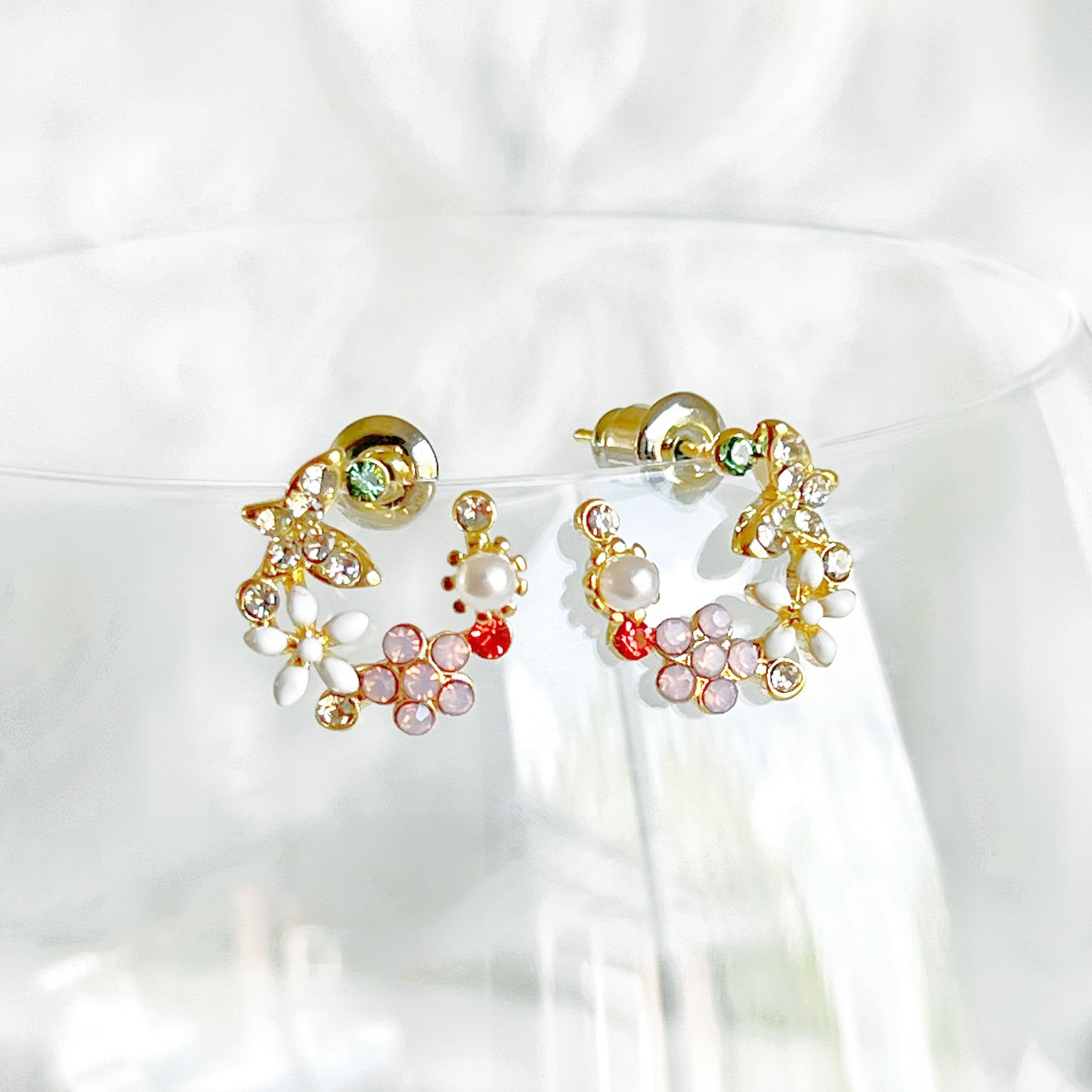 Wild Flowers Wreath Earrings-Ninaouity