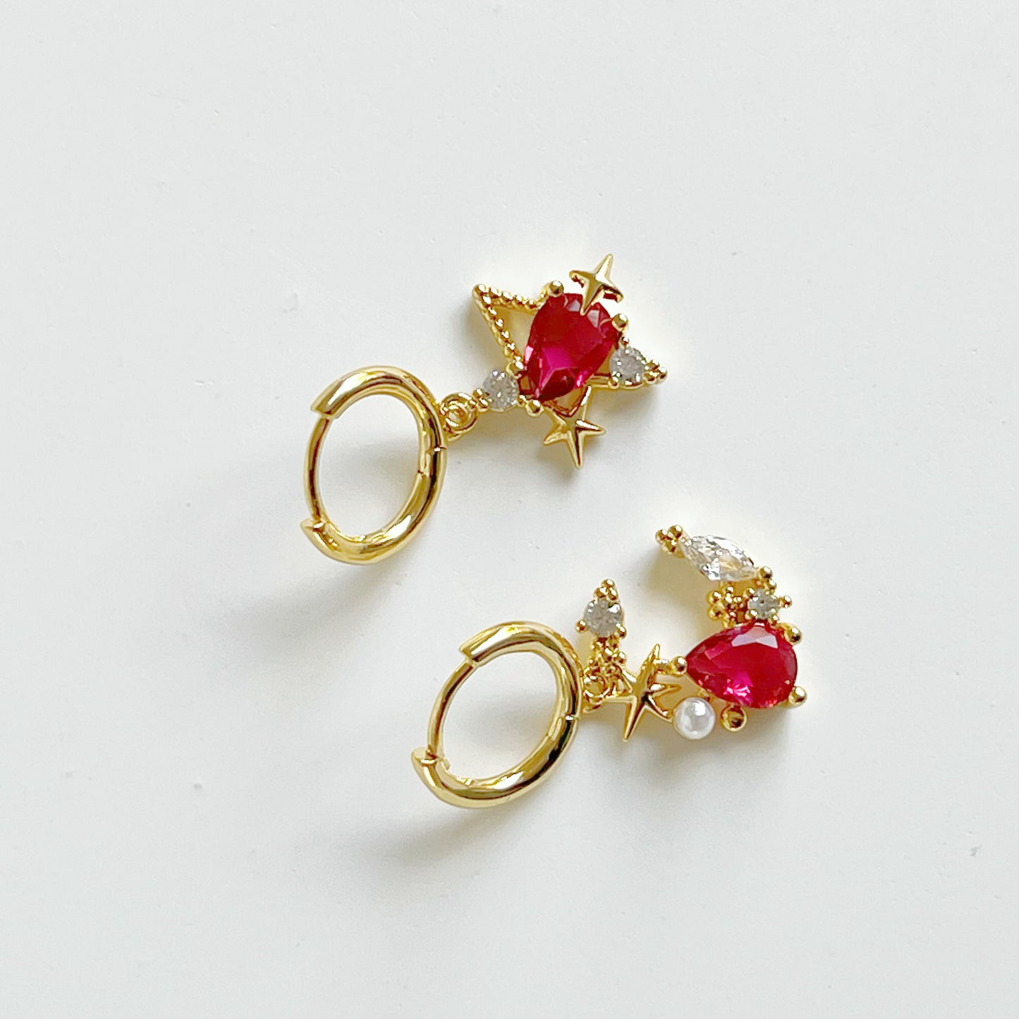 Mermaid's Tear Hoop Earrings-Ninaouity
