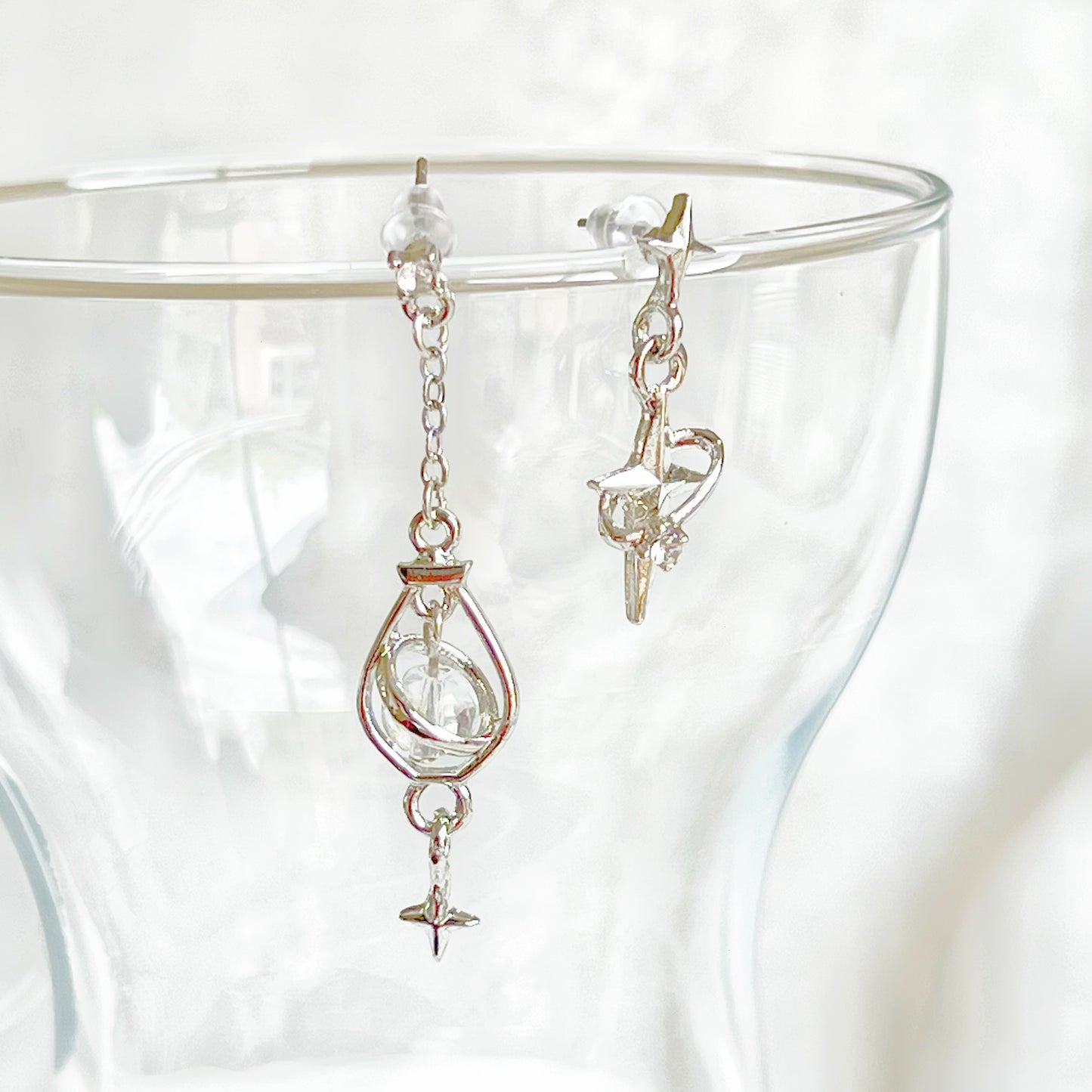 Pole Star Mismatch Earrings-Ninaouity