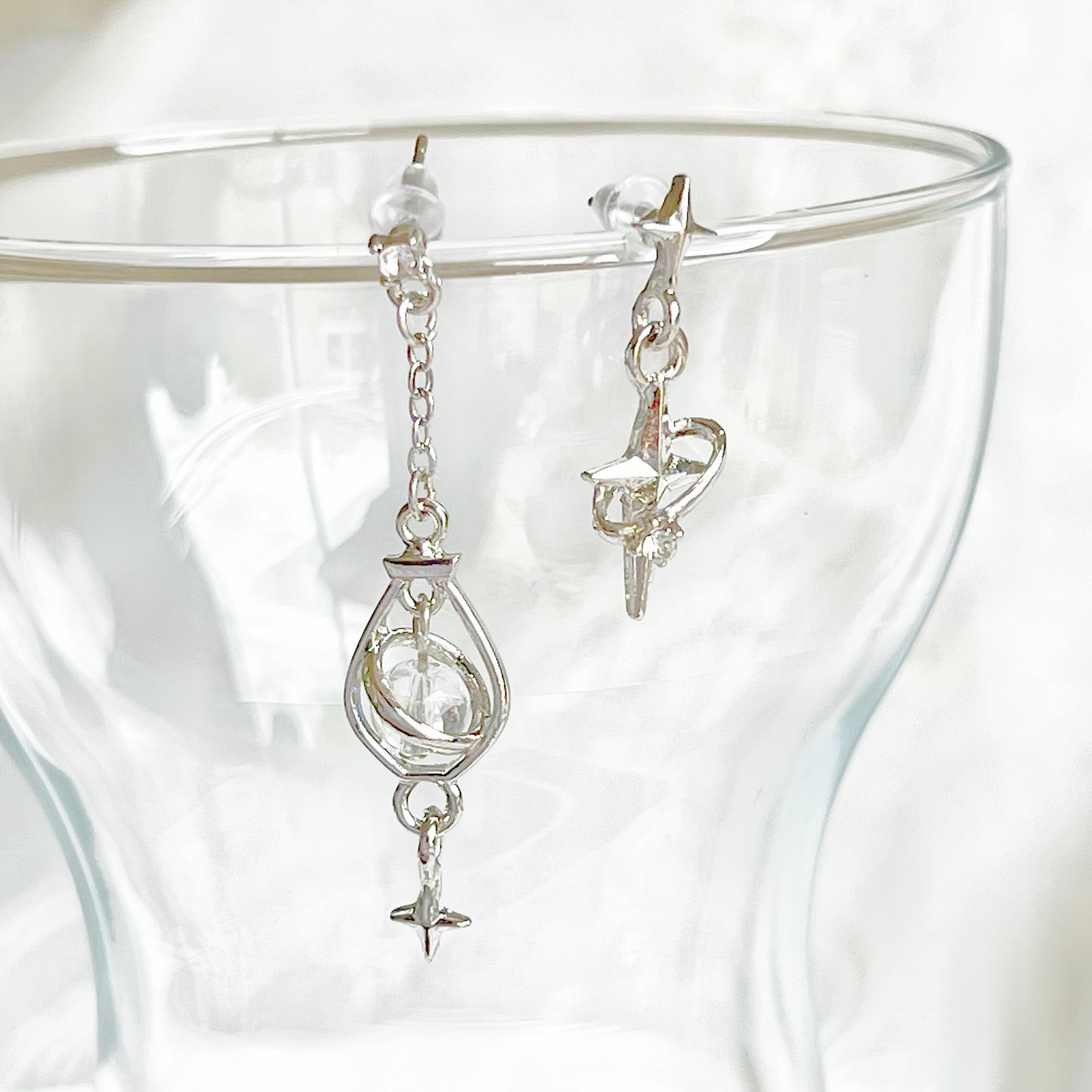 Pole Star Mismatch Earrings-Ninaouity