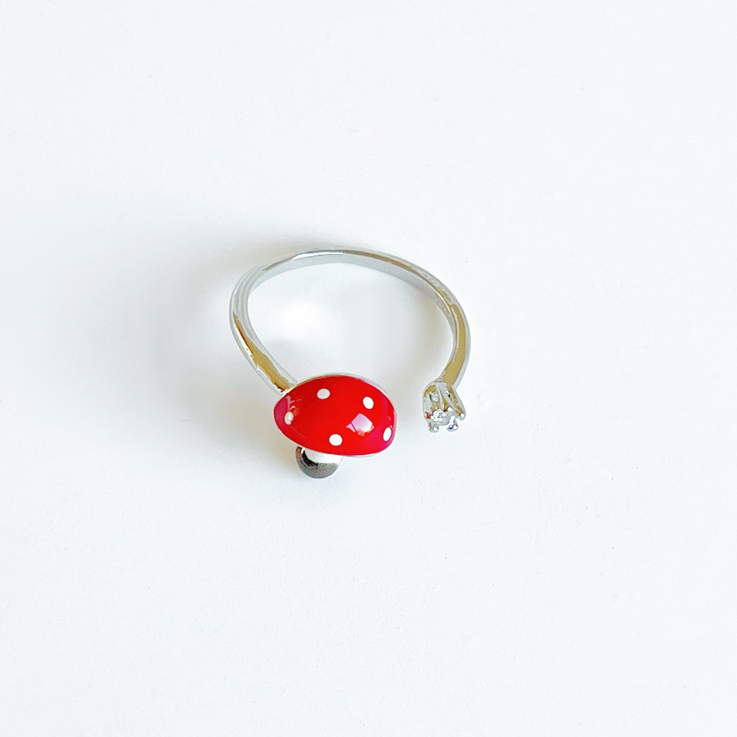 Red Mushrooms Fly Agaric Good Luck Ring-Ninaouity