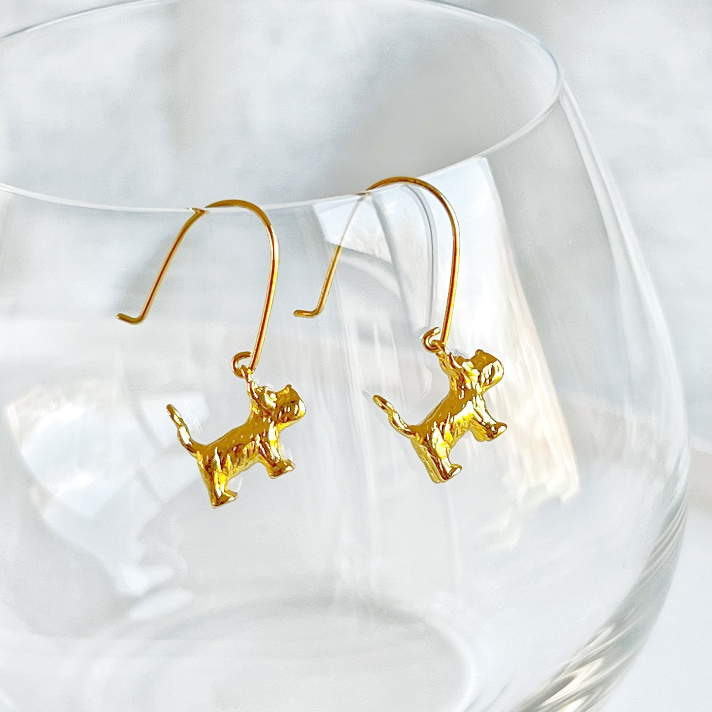 West Highland White Terrier Dog Earrings-Ninaouity