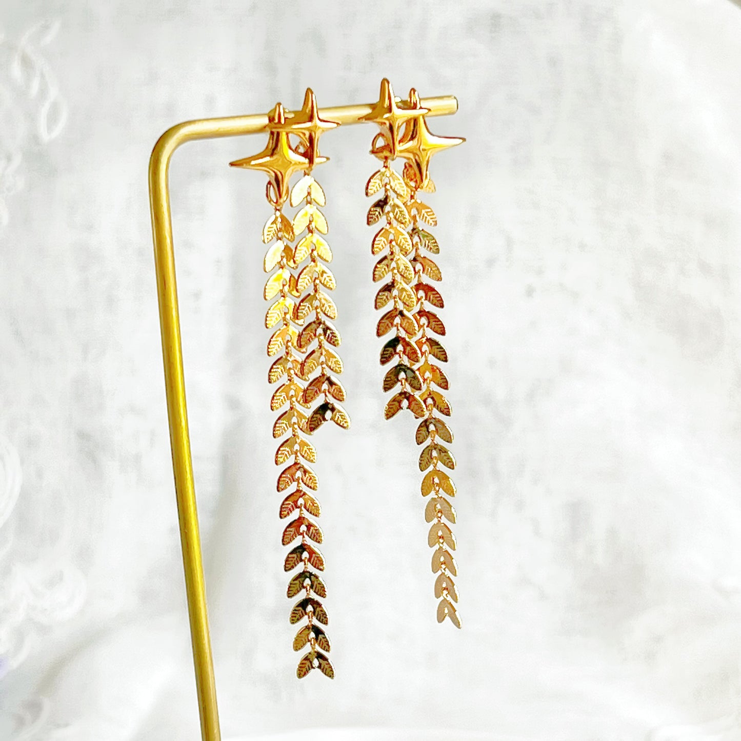 Shining Star Drop Earrings-Ninaouity