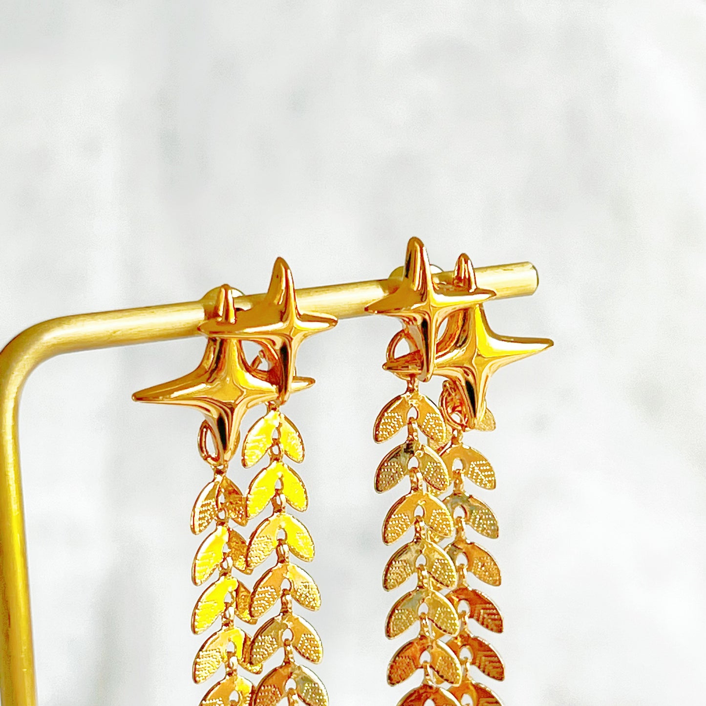Shining Star Drop Earrings-Ninaouity