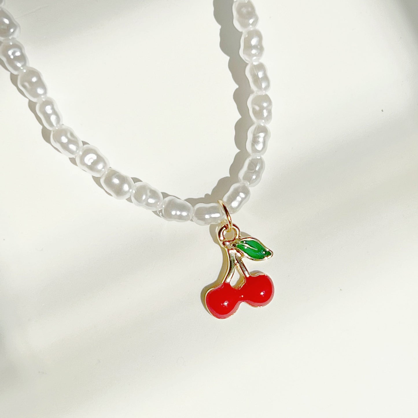 Cherry Charm Necklace-Ninaouity