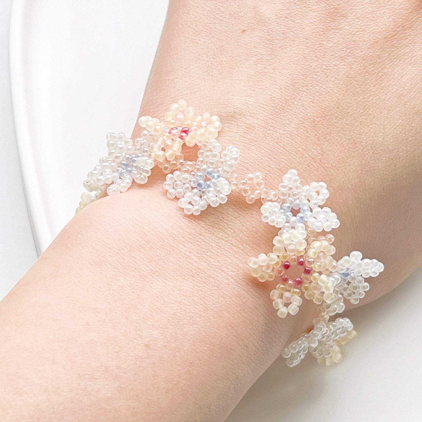 Daisy Chain Beaded Bracelet-Ninaouity