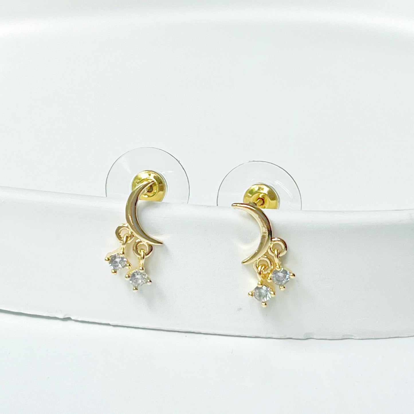 Little Half Moon Earrings-Ninaouity