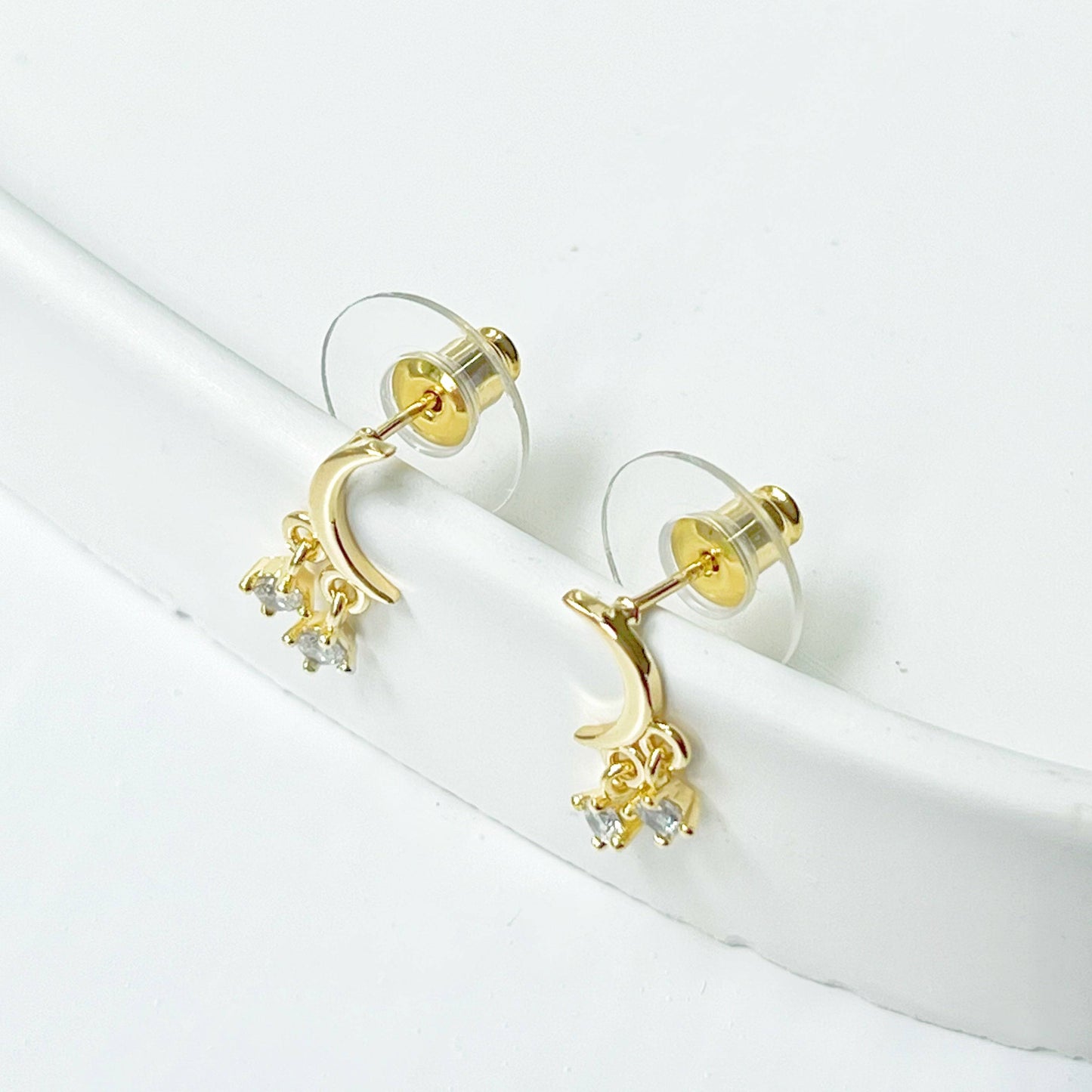 Little Half Moon Earrings-Ninaouity