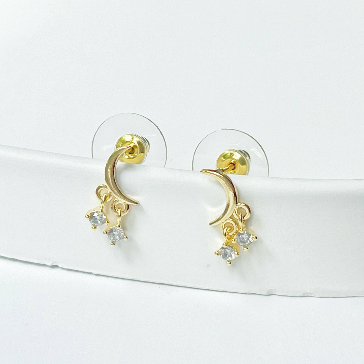 Little Half Moon Earrings-Ninaouity