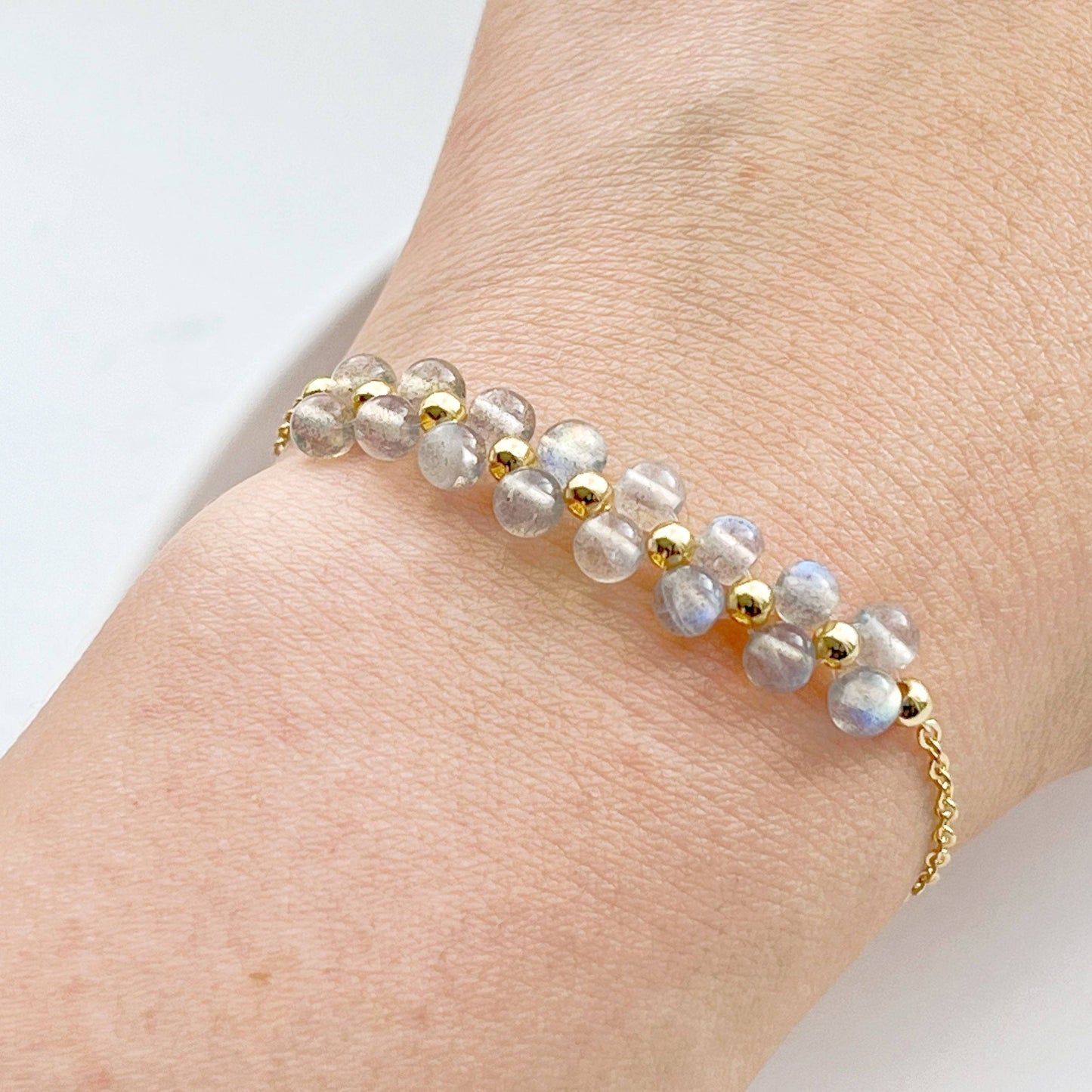 Rainbow Moonstone Bracelet-Ninaouity