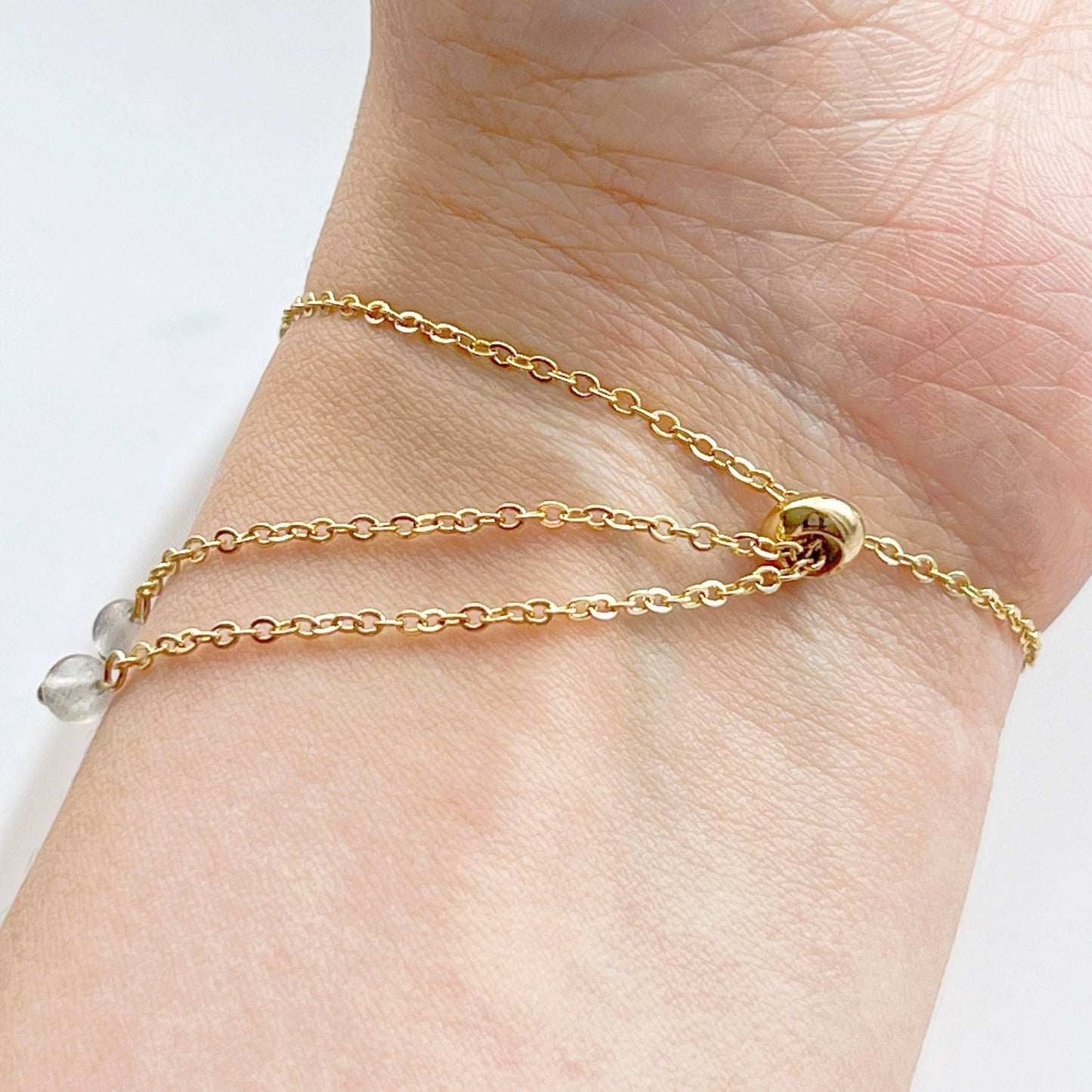 Rainbow Moonstone Bracelet-Ninaouity