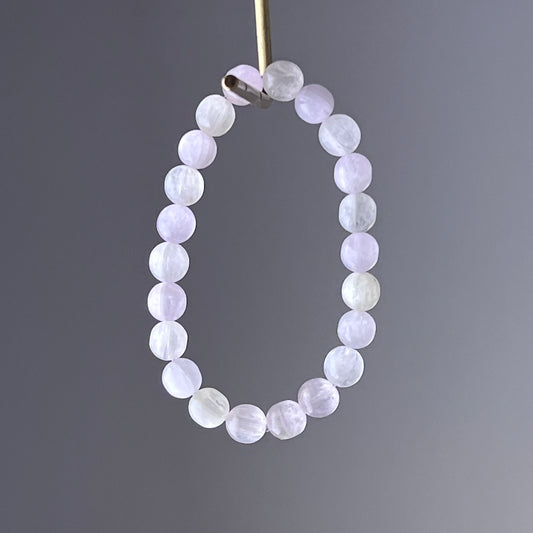 Heart Chakra Purple Kunzite Crystal Bracelet-Ninaouity