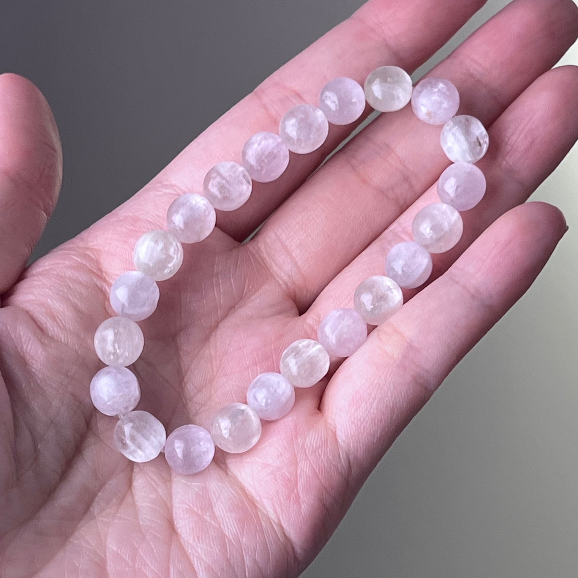 Heart Chakra Purple Kunzite Crystal Bracelet-Ninaouity