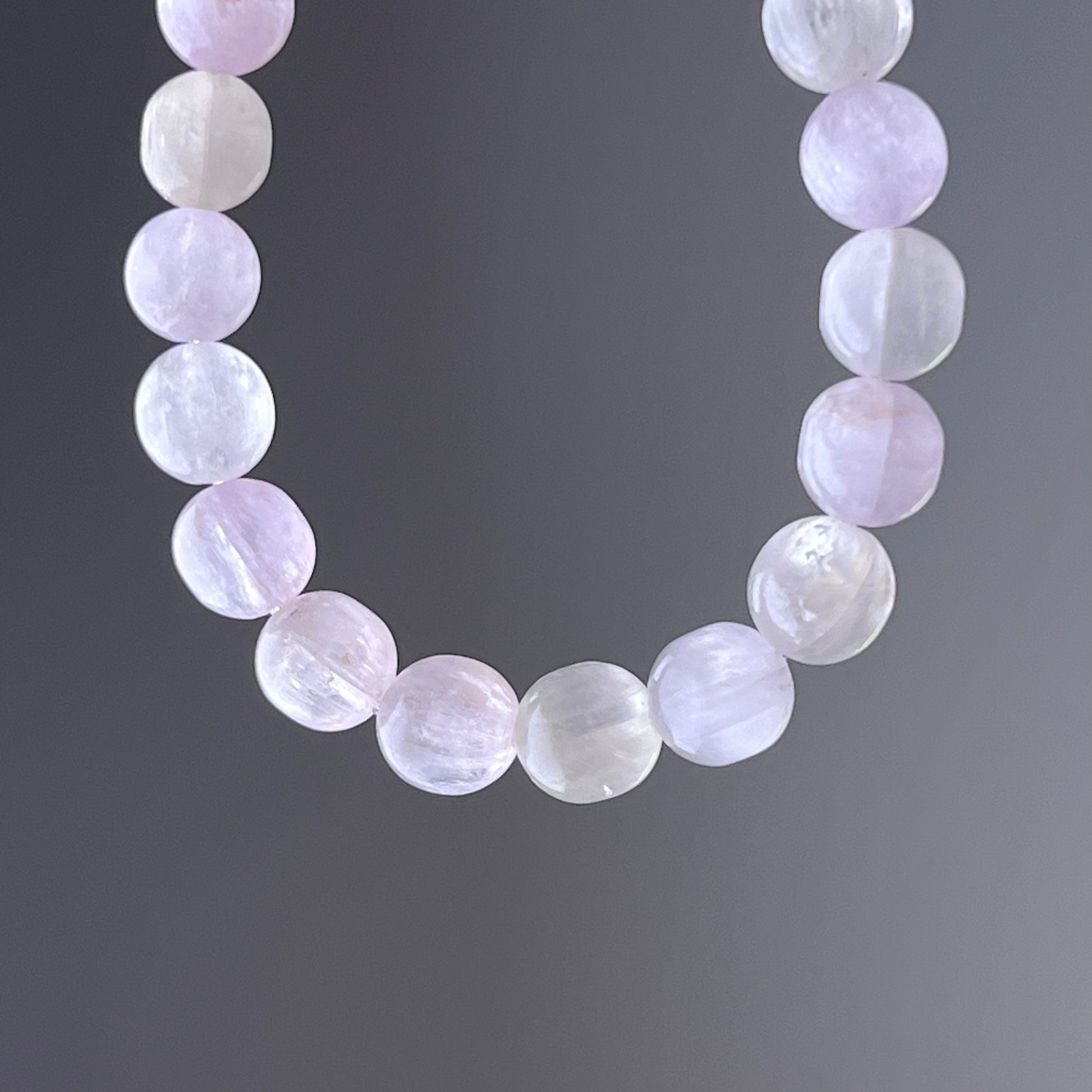Heart Chakra Purple Kunzite Crystal Bracelet-Ninaouity