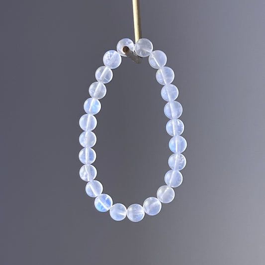 Crown Chakra Blue Moonstone Crystal Bracelet-Ninaouity