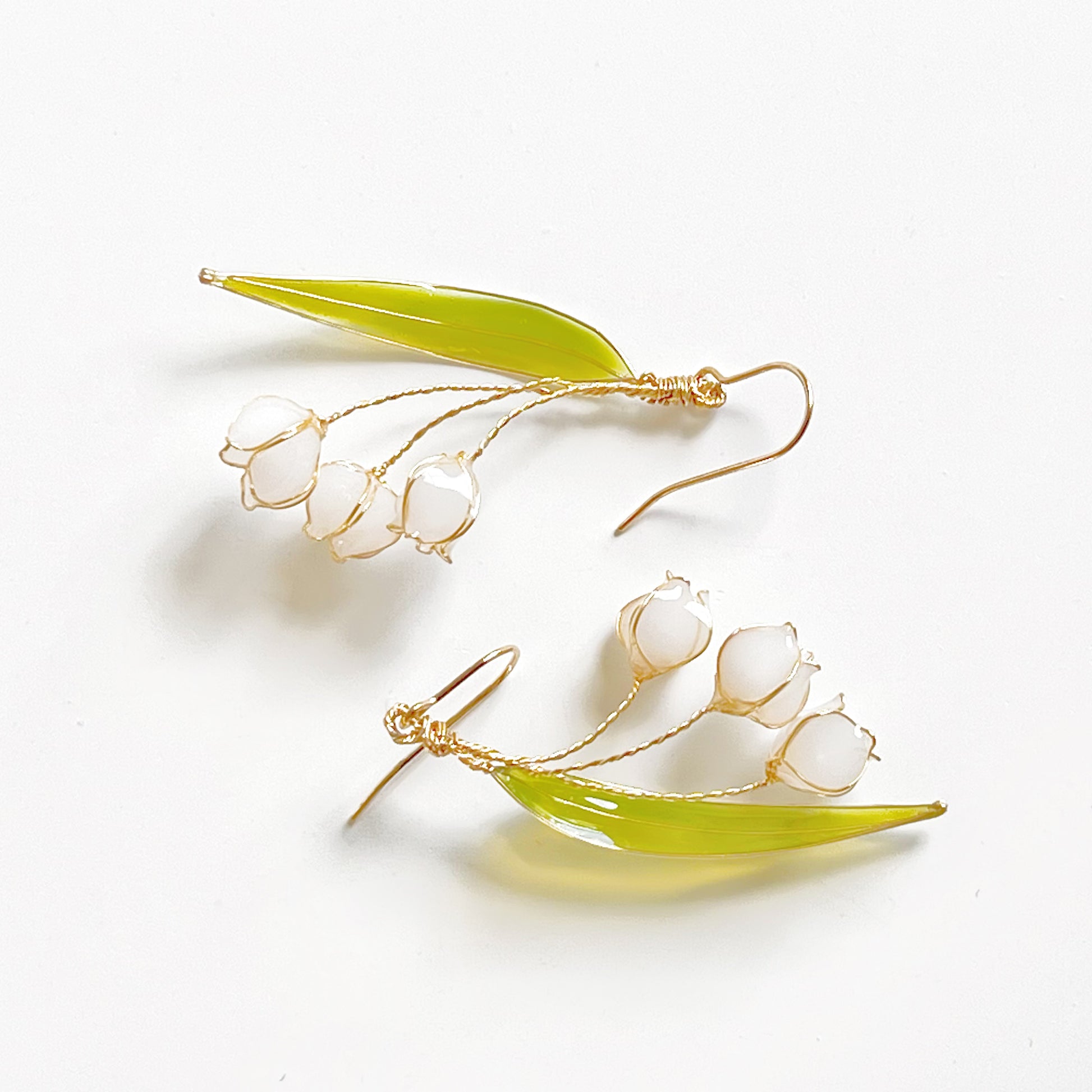 Lily of the Valley Three Flowers Earrings-Ninaouity