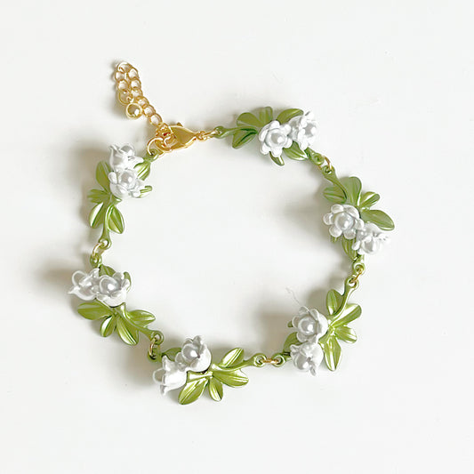 Campanula Bellflower Bracelet-Ninaouity