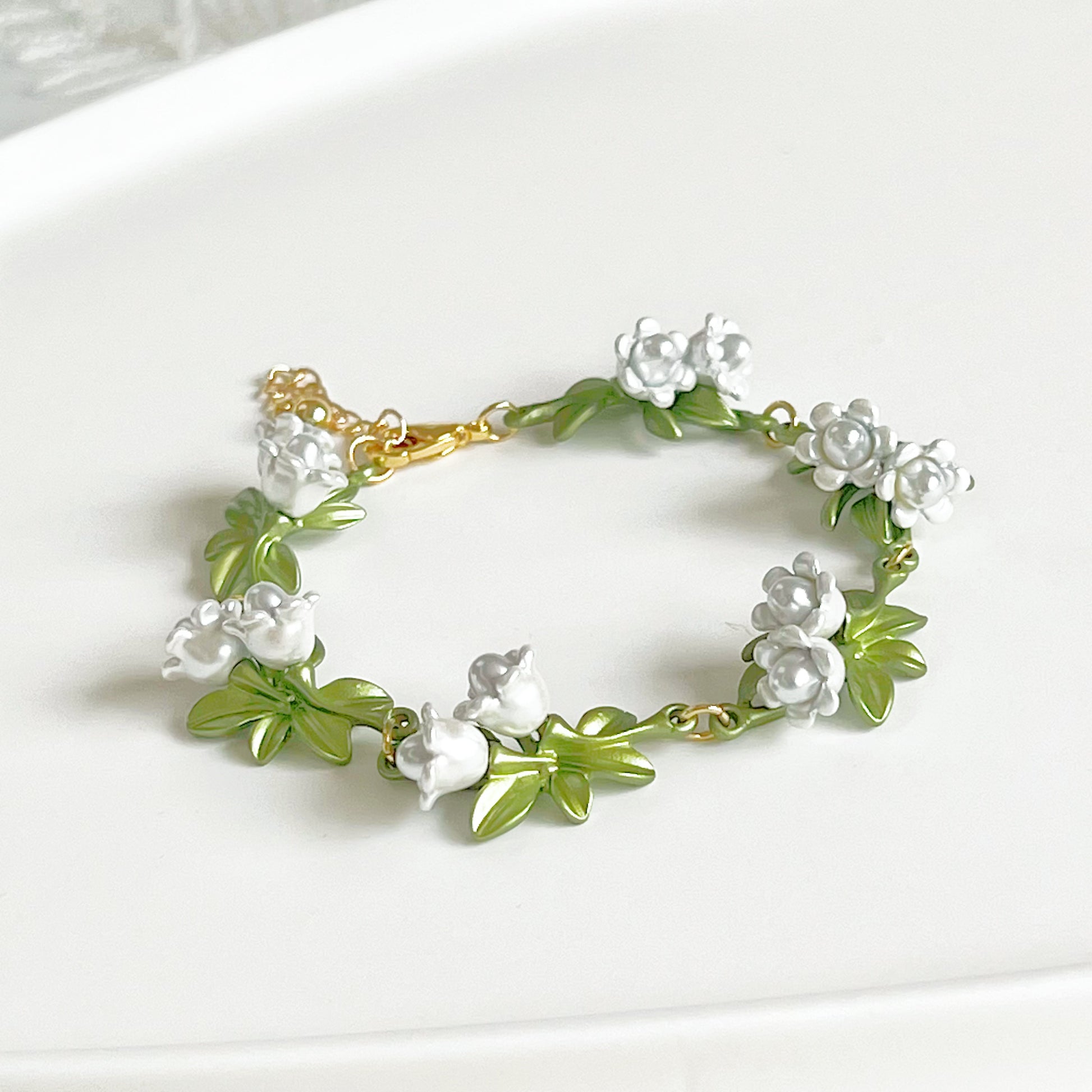 Campanula Bellflower Bracelet-Ninaouity
