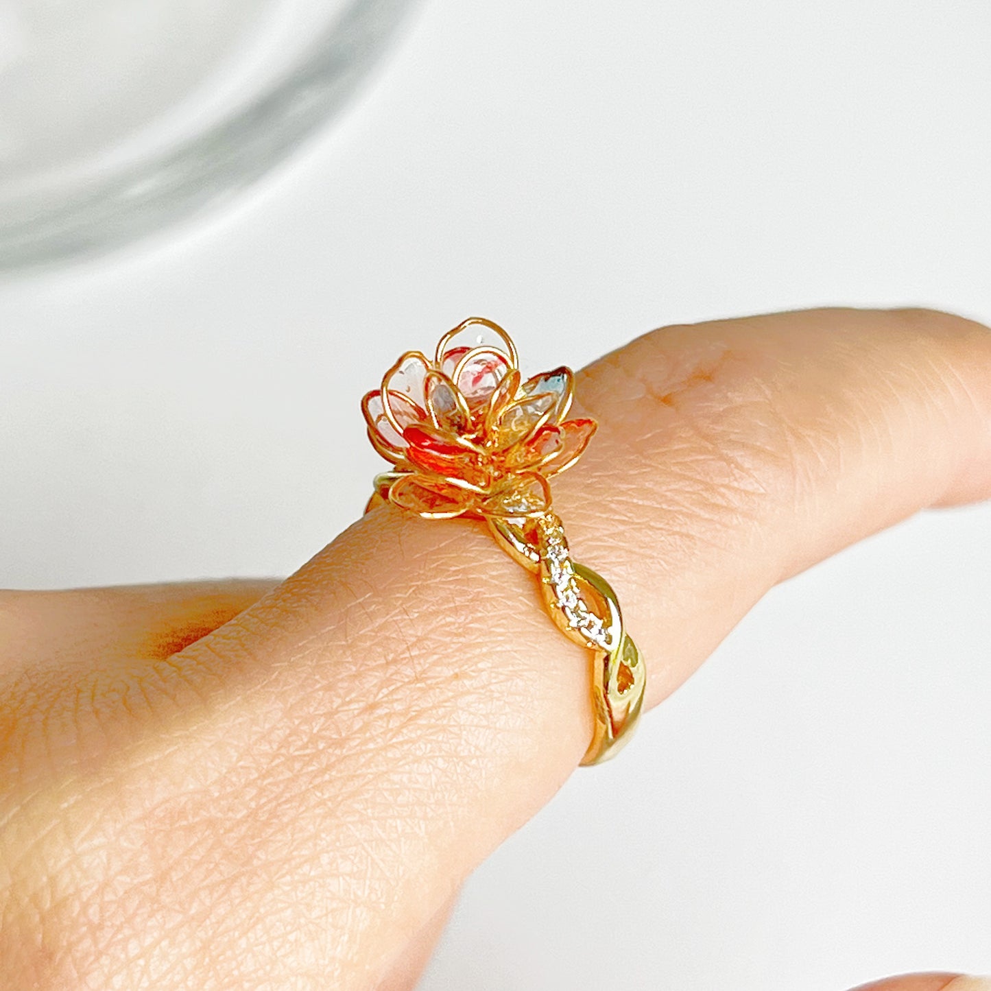 Handmade Magical Rose Ring-Ninaouity