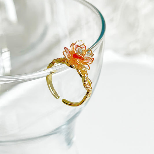 Handmade Magical Rose Ring-Ninaouity