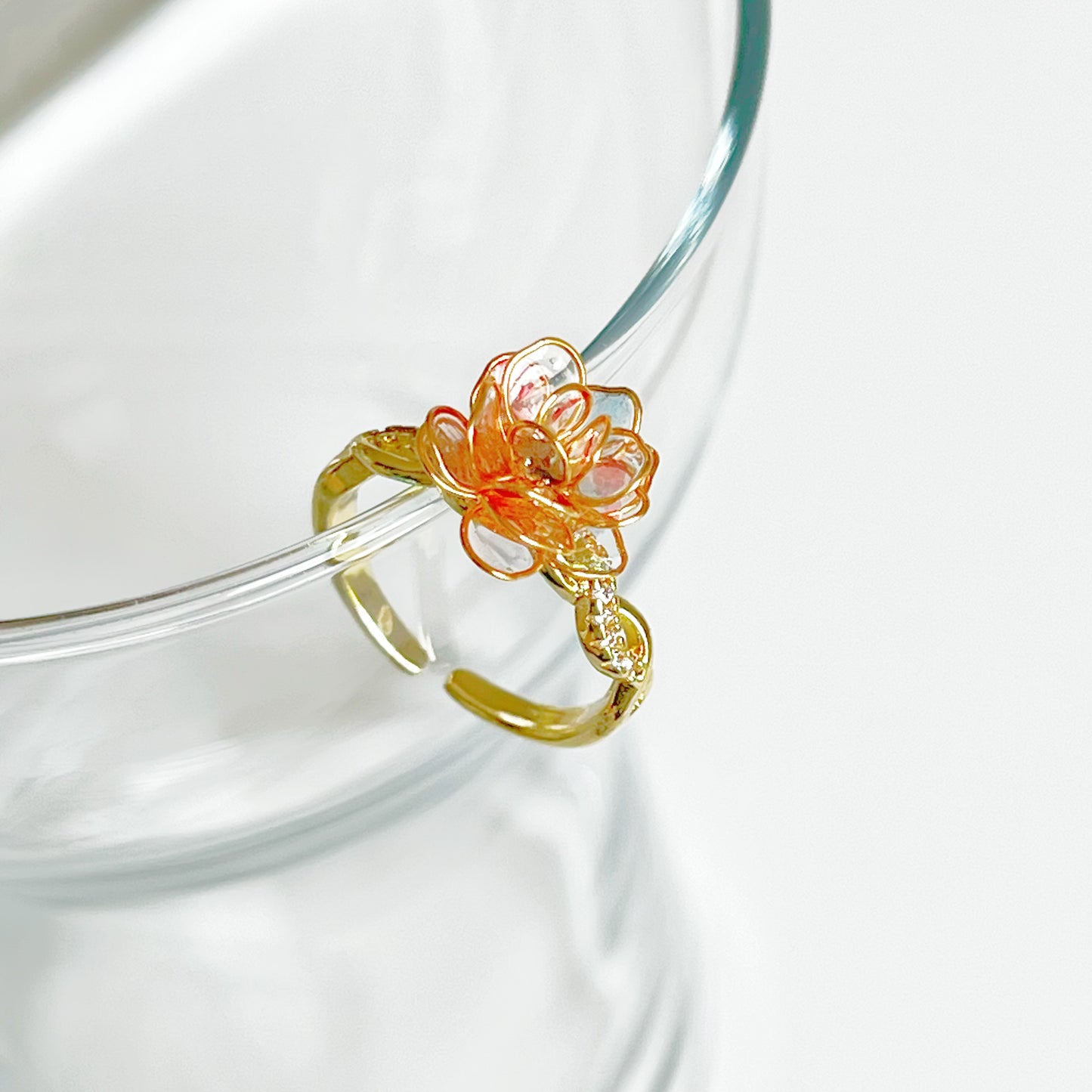 Handmade Magical Rose Ring-Ninaouity