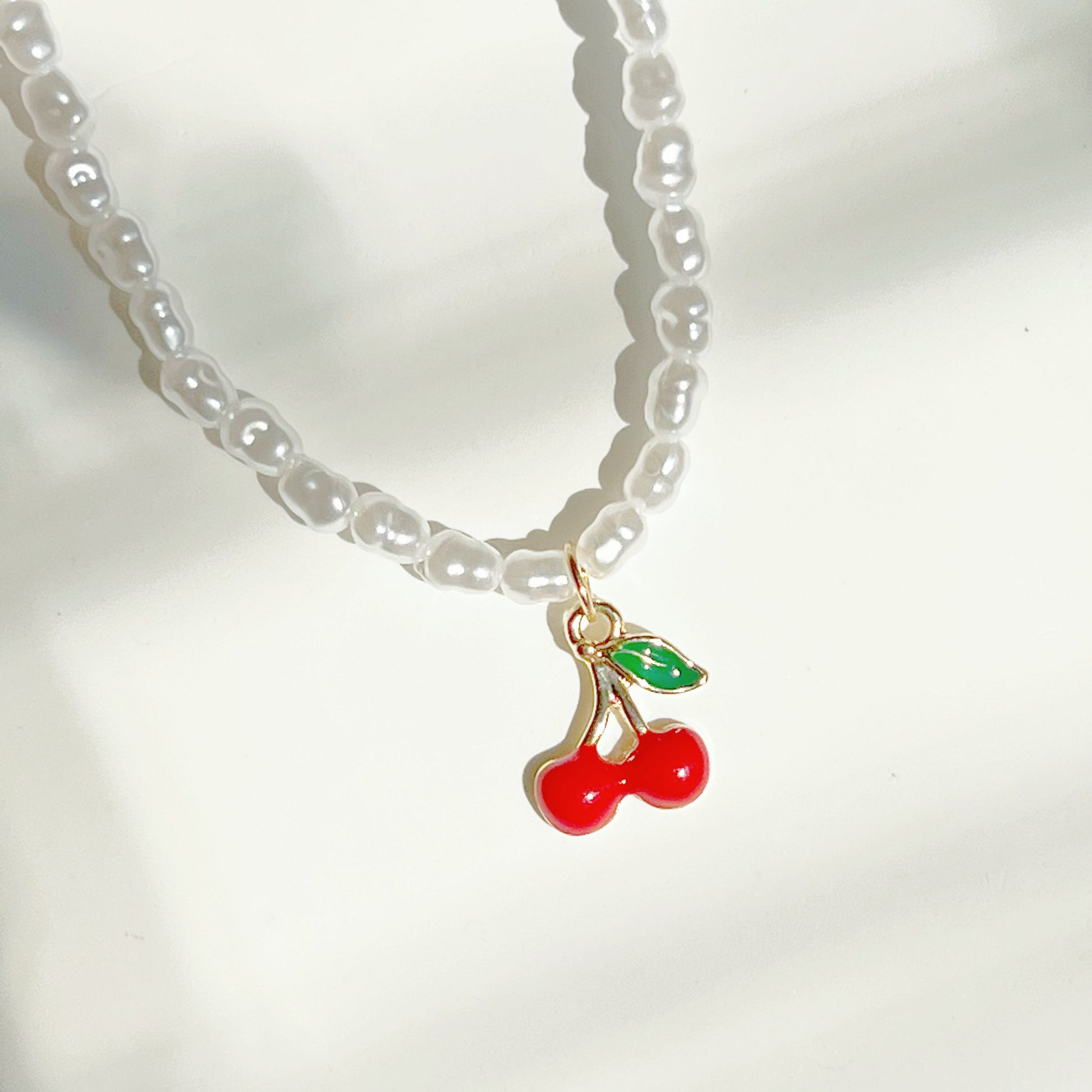 Cherry Charm Necklace-Ninaouity
