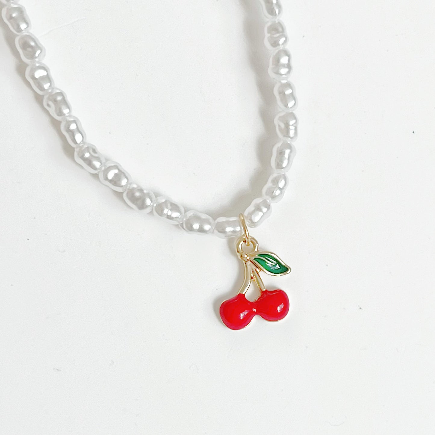 Cherry Charm Necklace-Ninaouity
