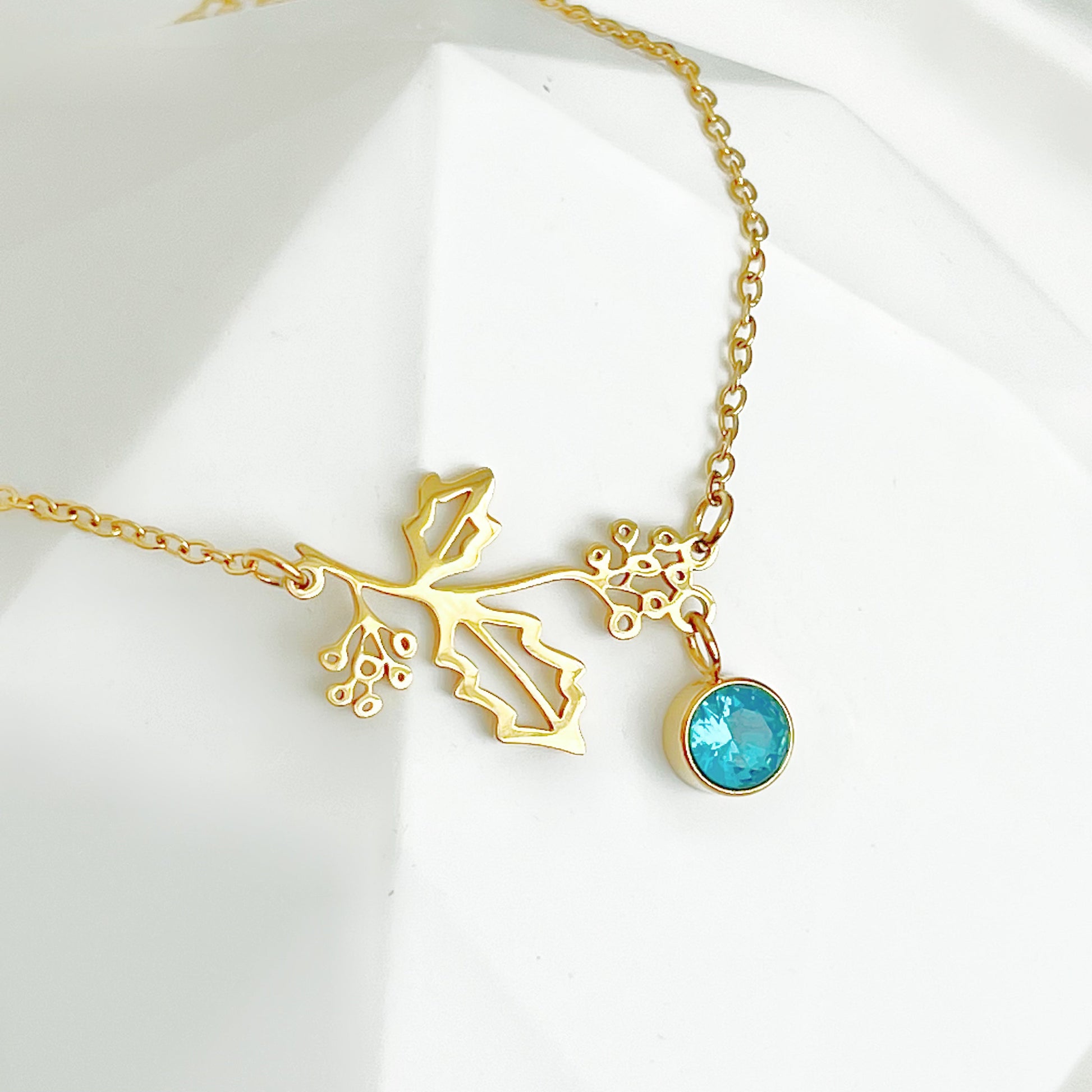 December Birth Flower Holly Bracelet-Ninaouity