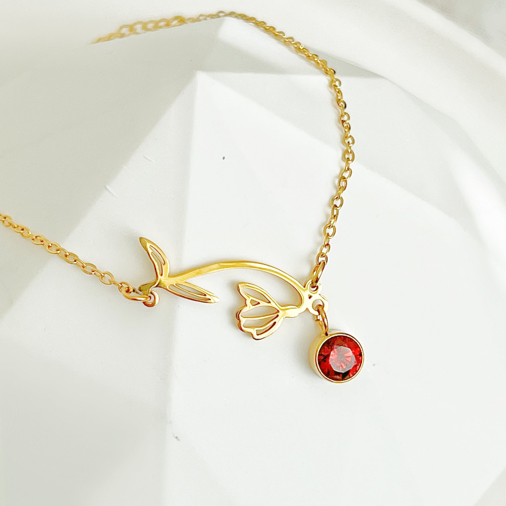 January Birth Flower Snowdrop Bracelet-Ninaouity