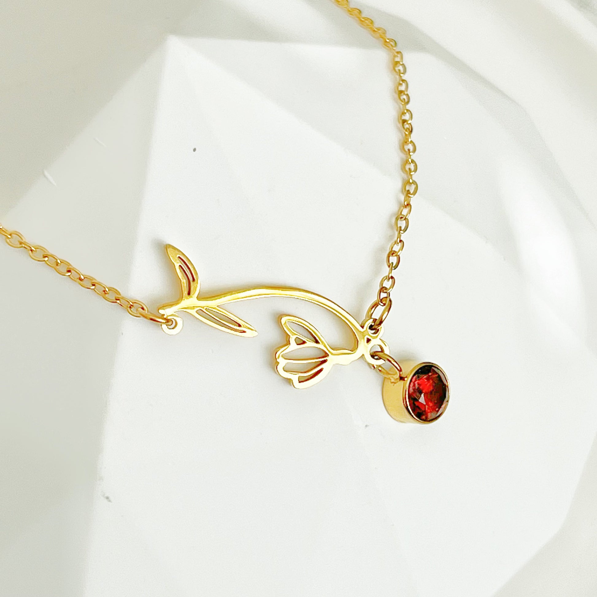 January Birth Flower Snowdrop Bracelet-Ninaouity