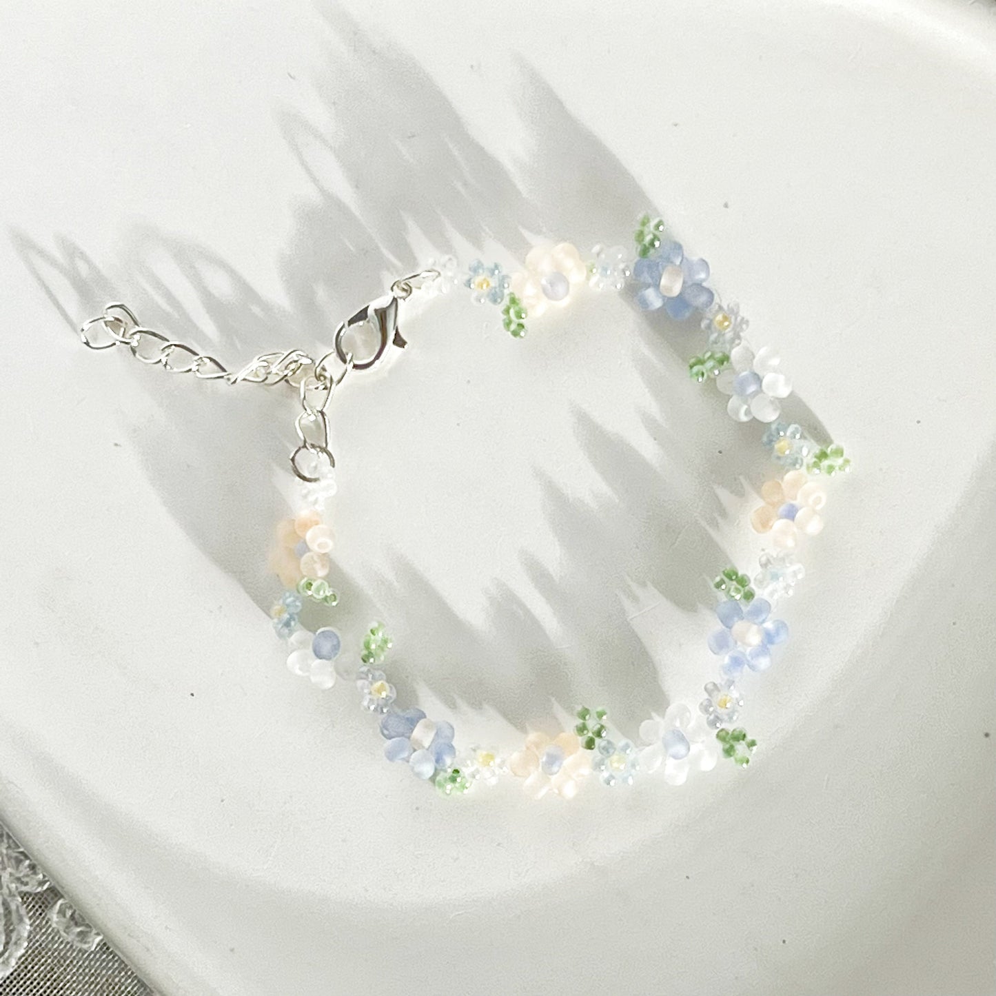 Little Daisy Flower Beaded Bracelet-Ninaouity