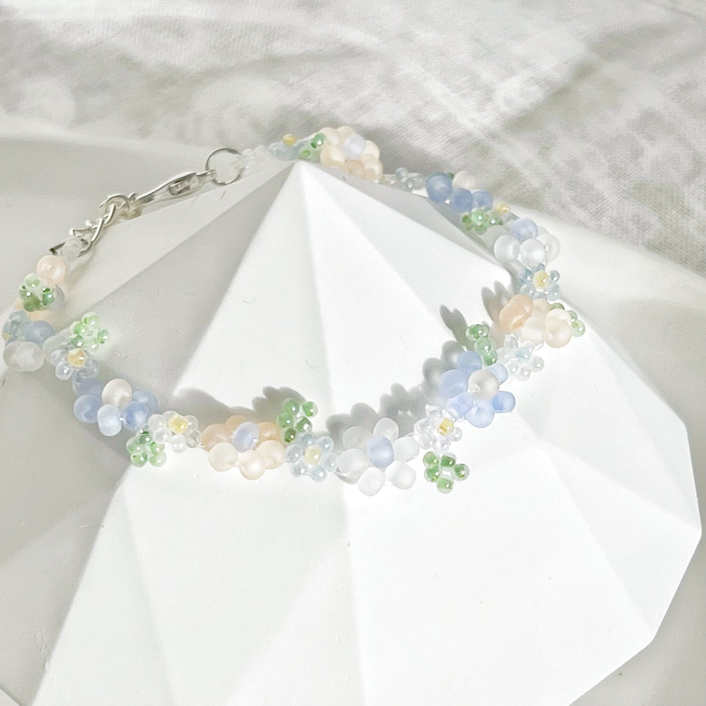 Little Daisy Flower Beaded Bracelet-Ninaouity