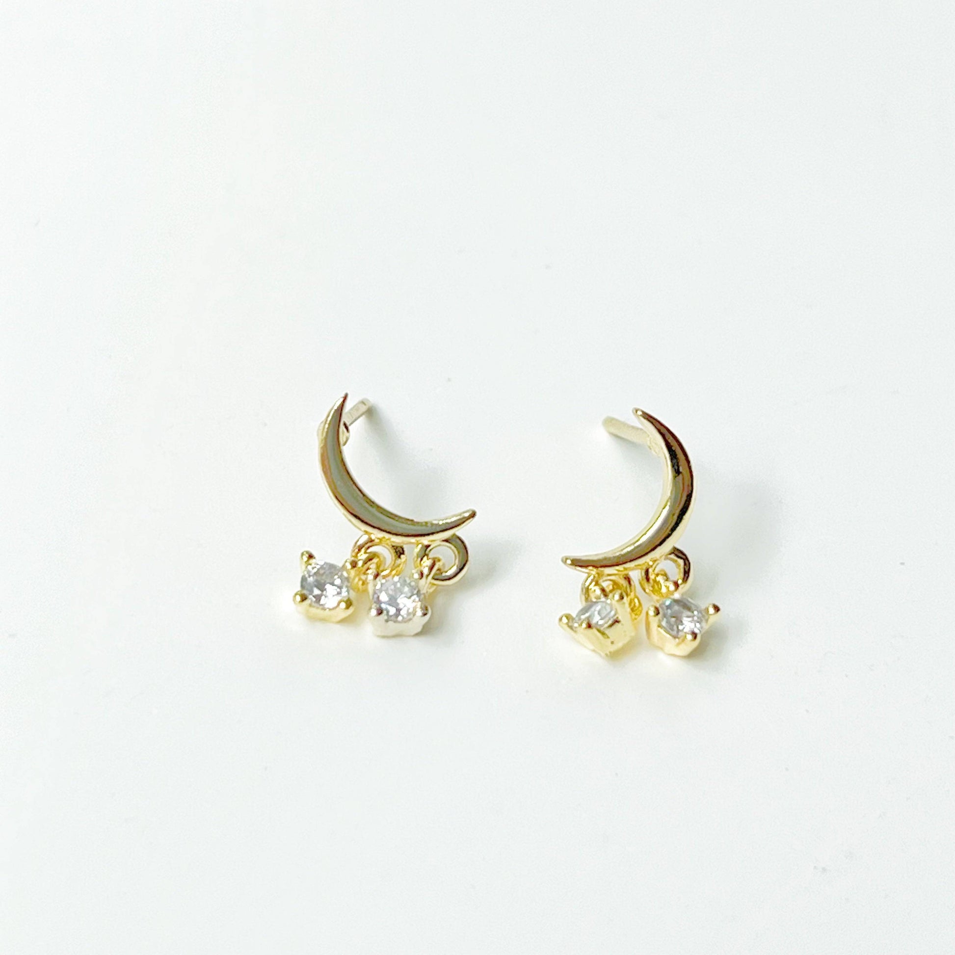 Little Half Moon Earrings-Ninaouity