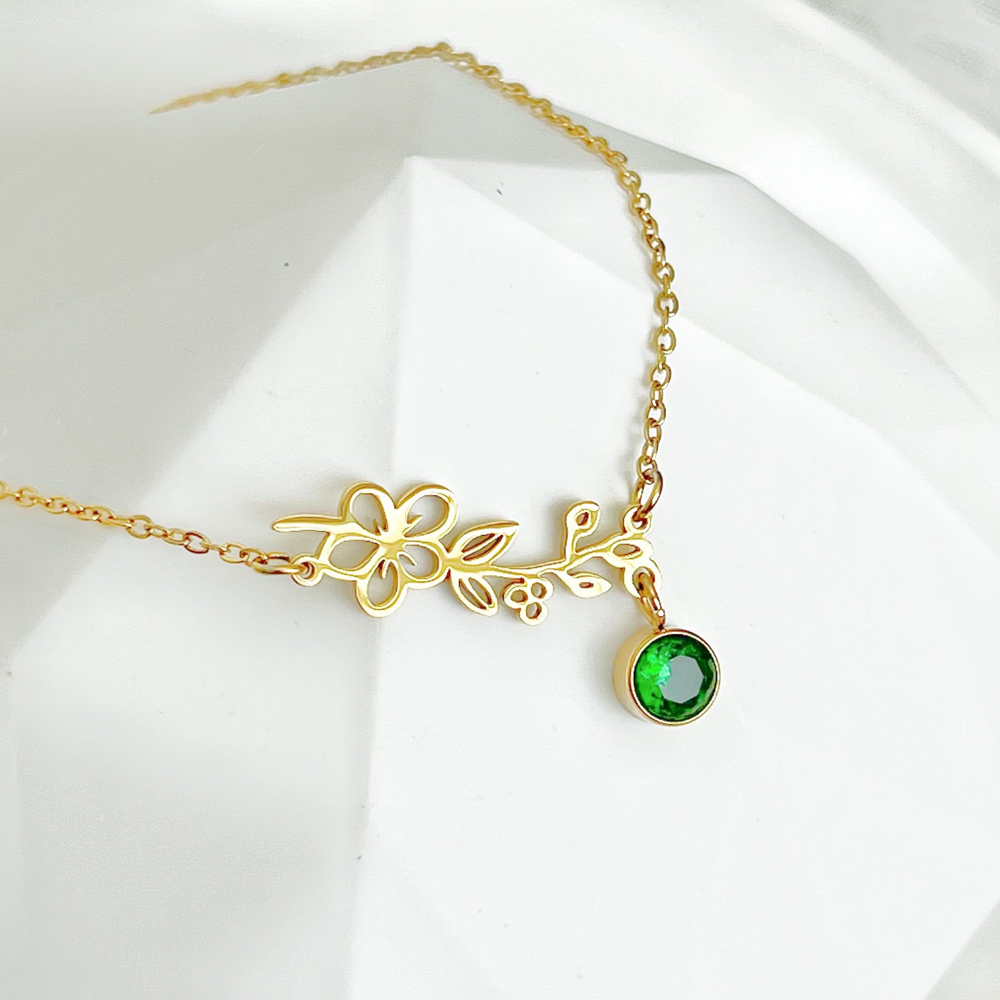May Birth Flower Hawthorn Bracelet-Ninaouity