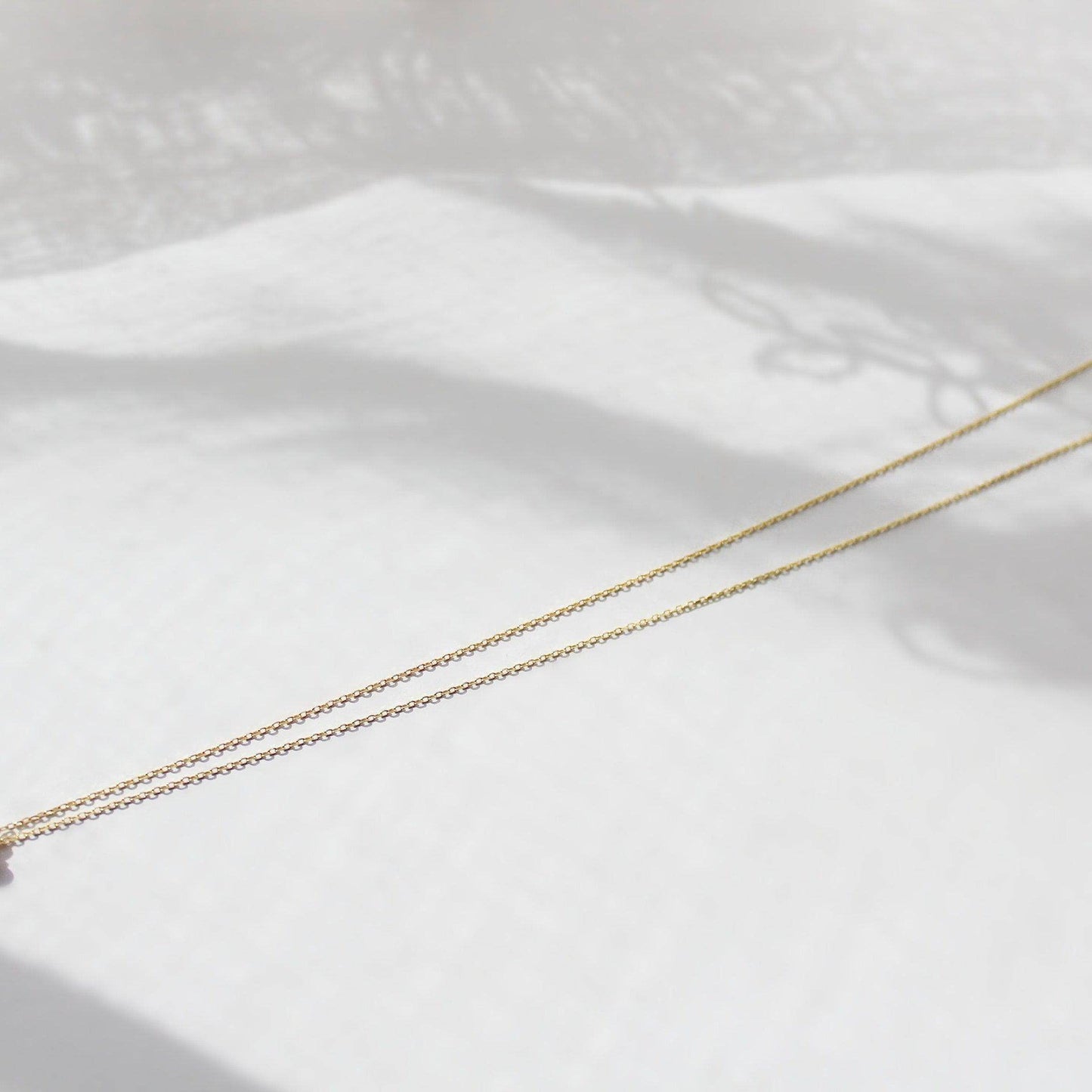 Red Heart Necklace - Tiny Red Heart in Gold Chain Necklace-Ninaouity
