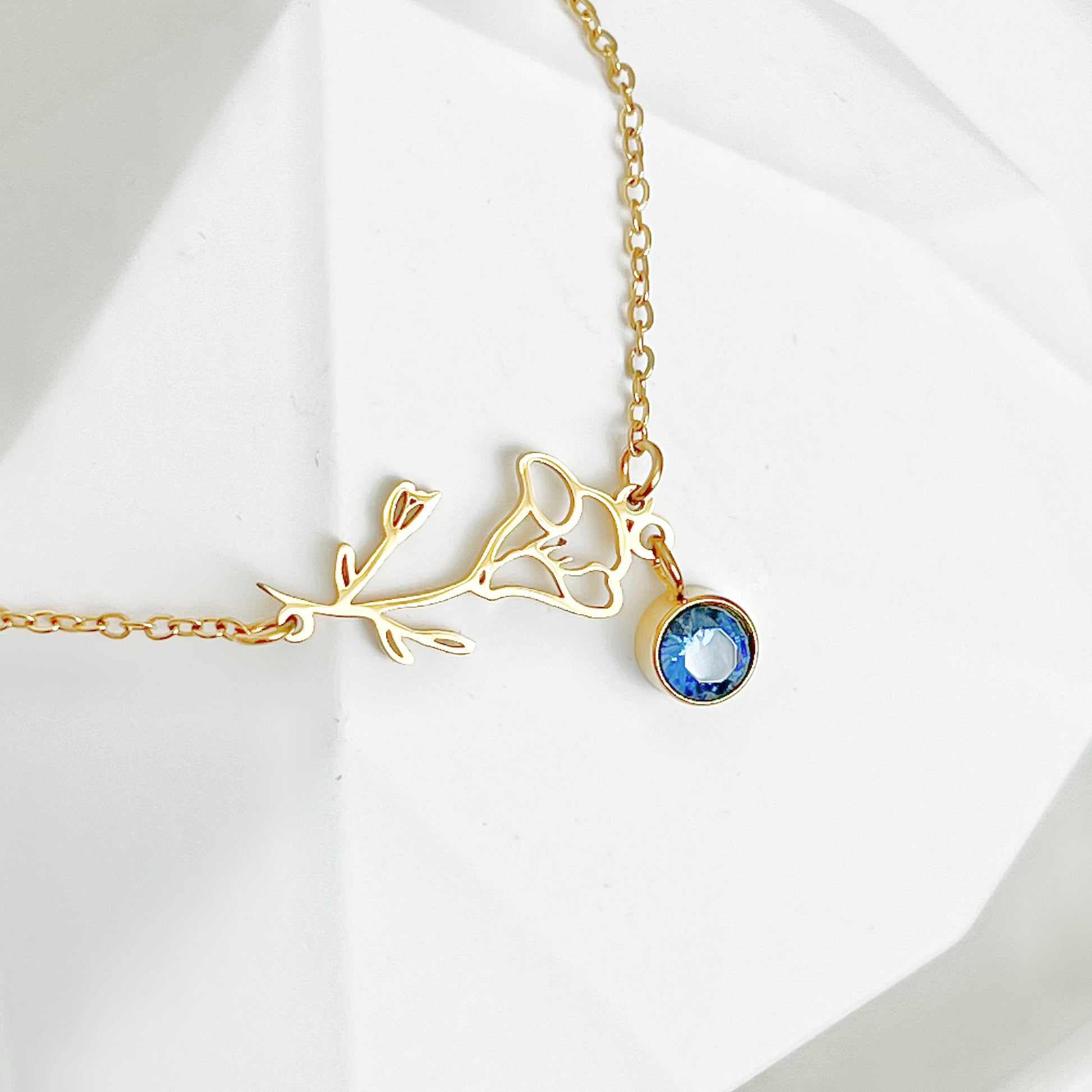 September Birth Flower Morning Glory Bracelet-Ninaouity