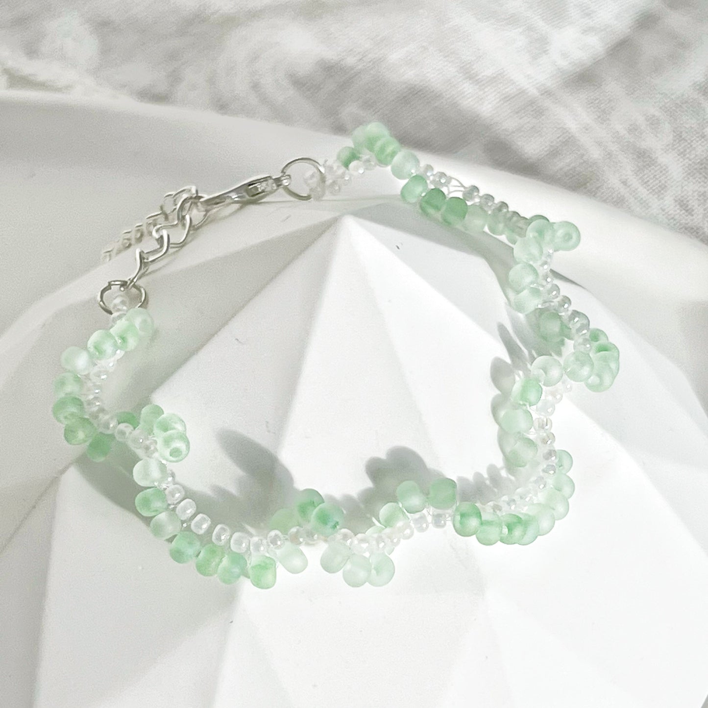 String of Pearls Succulent Plant Beaded Bracelet-Ninaouity